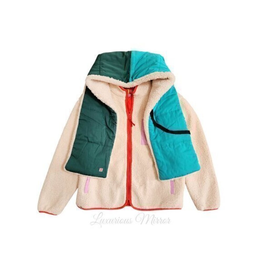 Lego Collection X Target Women's Sherpa Contrast Pocket Jacket Sweater Zip Up L